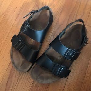 Birkenstock’s black leather sz 40